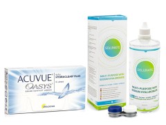 Acuvue Oasys (6 лещи) + Solunate Multi-Purpose 400 ml с кутия