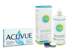 Acuvue Oasys with Transitions (6 лещи) + Solunate Multi-Purpose 400 ml с кутия