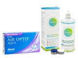 Air Optix Aqua Multifocal (6 лещи) + Solunate Multi-Purpose 400 ml с кутия 16209