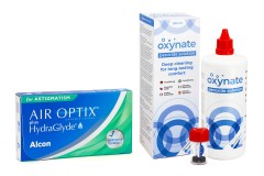 Air Optix Plus Hydraglyde for Astigmatism (3 лещи) + Oxynate Peroxide 380 ml с кутийка