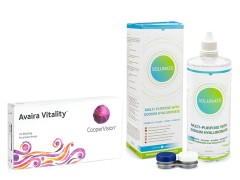 Avaira Vitality (6 лещи) + Solunate Multi-Purpose 400 ml с кутия
