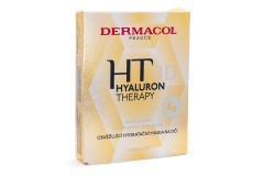 Dermacol Hyaluron Therapy 3D освежаваща овлажняваща маска за зоната около очите 