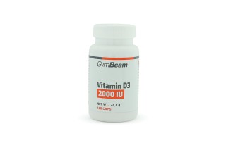 GymBeam витамин D3 2000 IU (120 капсули)