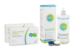 Lenjoy Monthly Comfort (12 лещи) + Solunate Multi-Purpose 400 ml с кутия