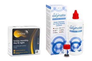 Lenjoy Monthly Day & Night (6 лещи) + Oxynate Peroxide 380 ml с кутийка