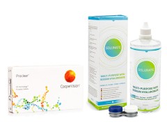 Proclear Compatibles Sphere CooperVision (6 лещи) + Solunate Multi-Purpose 400 ml с кутия