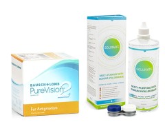 PureVision 2 for Astigmatism (6 лещи) + Solunate Multi-Purpose 400 ml с кутия