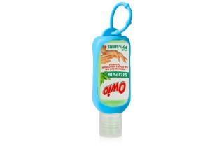 Силиконов държач + Owio гел за дезинфекция на ръце 50 ml