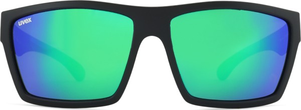 Uvex LGL 29 Black Mat/Mirror Green S5309472215